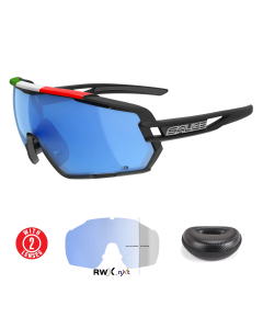 Lentes Salice 020ITARWX Negro ITA Mica Azul